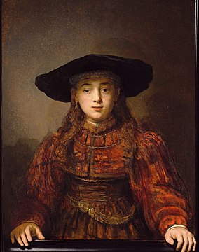 Jeune Fille au cadre, 1641.