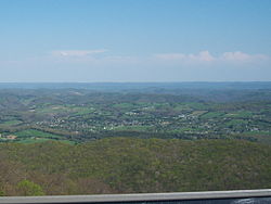 Harrogate, as viewed from Cumberland Gap