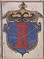 Coat of arms in the Torriani Book of hours (1490)