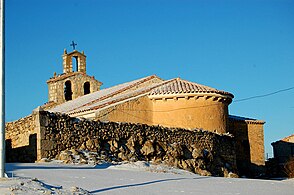 Vista exterior del ábside.