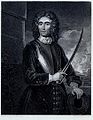 Etching of John Benbow for King George to be given to hospital, after which, Mote was admitted to the Royal Academy.
