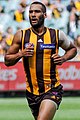 Josh Gibson playing for the Hawthorn Football Club in 2017