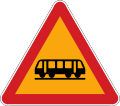 Trams crossing