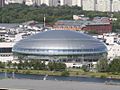 Exterior of the 5,000 seat Krylatskoye Sports Palace.