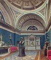 Exhibition Hall of the House of Countess Laval. Watercolor by Maksim Vorobyov. 1819