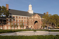 Liggett Hall or Building 400, built in 1928 and formerly a barracks