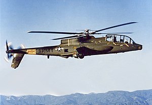A side view of an AH-56 Cheyenne