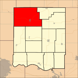 Location in Jefferson County