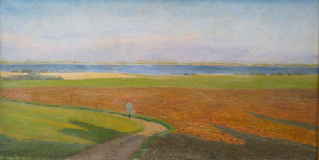 Landscape with woman walking (1997)
