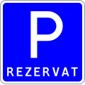 Parcare rezervată