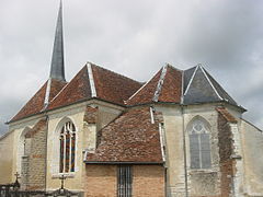 L'église de Montaulin.