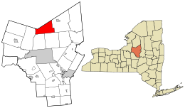 Location in Oneida County and the state of New York.