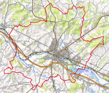 Carte topographique