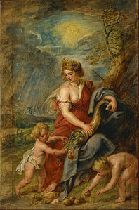 Abundantia, by Peter Paul Rubens
