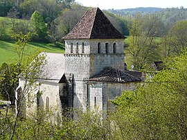 The church in Queyssac