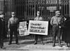 Nazi brownshirts enforcing boycott of Jewish store, April 1933