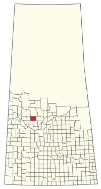 Location of the RM of Meeting Lake No. 466 in Saskatchewan