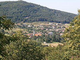 A general view of Saint-Alban-d'Ay