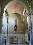 Le chœur de l'église Saint-Léger.