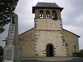 The church in Saint-Saury