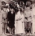 Fahreddin Pasha with Saud bin Abdulaziz Al Rashid of the Emirate of Jabal Shammar
