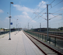 General view of the tracks.