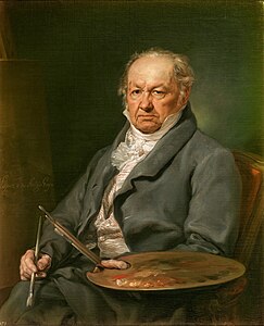 Francisco Goya, by Vicente López y Portaña