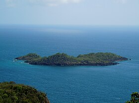 Îlets Pigeon, vue depuis le Morne Malendure