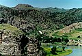 The Hardy Bridge is located in the spectacular Adel Mountains Volcanic Field.