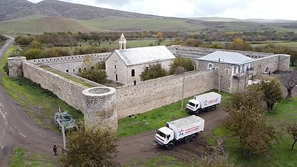 Vue d'ensemble du monastère, 2021.