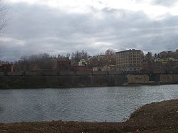 View of Brownsville from across the Monongahela River