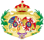 Coat of arms as Infanta and Countess of Girgenti