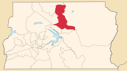 Regione Amministrativa della Sobradinho – Mappa