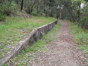 Remains of Lucasville Station on the Zig Zag line