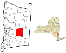 Location of Union Vale, New York