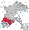 Lage der Stadt Ehingen (Donau) im Alb-Donau-Kreis