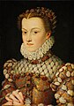 Isabel de Austria, 1571, óleo sobre tabla, 36 × 26 cm, Museo del Louvre, París