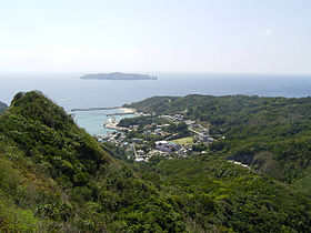 剣先山より望む2006年現在の沖村