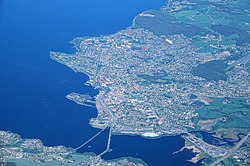Aerial view of Hamar