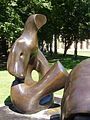 Henry Moore, Three Piece Reclining Figure Draped (1976)