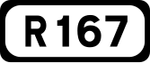 R167 road shield}}