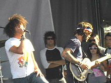 Matt Mehana with Joe Nelson, at Vans Warped Tour 2011