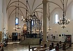 Post-Gothic interior of the Old Synagogue in Kraków using Gothic vaults (1570)