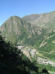 A general view of L'Hospitalet-près-l'Andorre