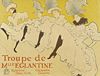 Lautrec la troupe de mlle eglantine (poster) 1895-6