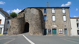 The old fortified gate, in Mauléon