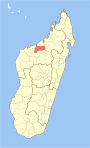 Location in Madagascar