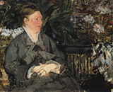 Édouard Manet, Mme. Manet in The Greenhouse, 1879
