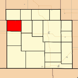 Location in Barber County