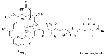 Struktur von Mirvetuximab Soravtansin